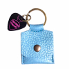 PickPouch Lederen Plectrumhoesje Sleutelhanger New York Lichtblauw - Op=Op