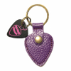 PickPouch Lederen Plectrumhoesje Sleutelhanger San Francisco Paars - Aanbieding