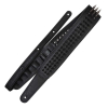 Richter Blackness Gunblack Vegan Lederen Gitaarband Zwart met Spikes 1813