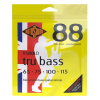 Rotosound RS88LD Tru Bass 88 Black Nylon Bassnaren (65-115)