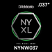 D'Addario NYNW037 NYXL Nickel Wound Elektrische Losse Snaar .037