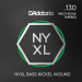 D'Addario NYXLB130MS NYXL Nickel Wound Multi-Scale Tapered Losse Bassnaar .130