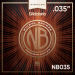 D'Addario NB035 Nickel Bronze Losse Akoestische Snaar .035