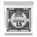 Ernie Ball 0215 Reinforced Plain Titanium .015 Gecoate Losse Snaar 6-Pack