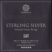 Knobloch 600SQZ Sterling Silver QZ Nylon Treble Set - Extra Hoge Spanning (3 Snaren) - Op = op