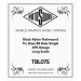 Rotosound TBL075 Black Nylon Losse Bassnaar .075